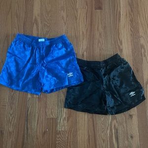 Kids Large Umbro paid of soccer shorts/athletic shorts!